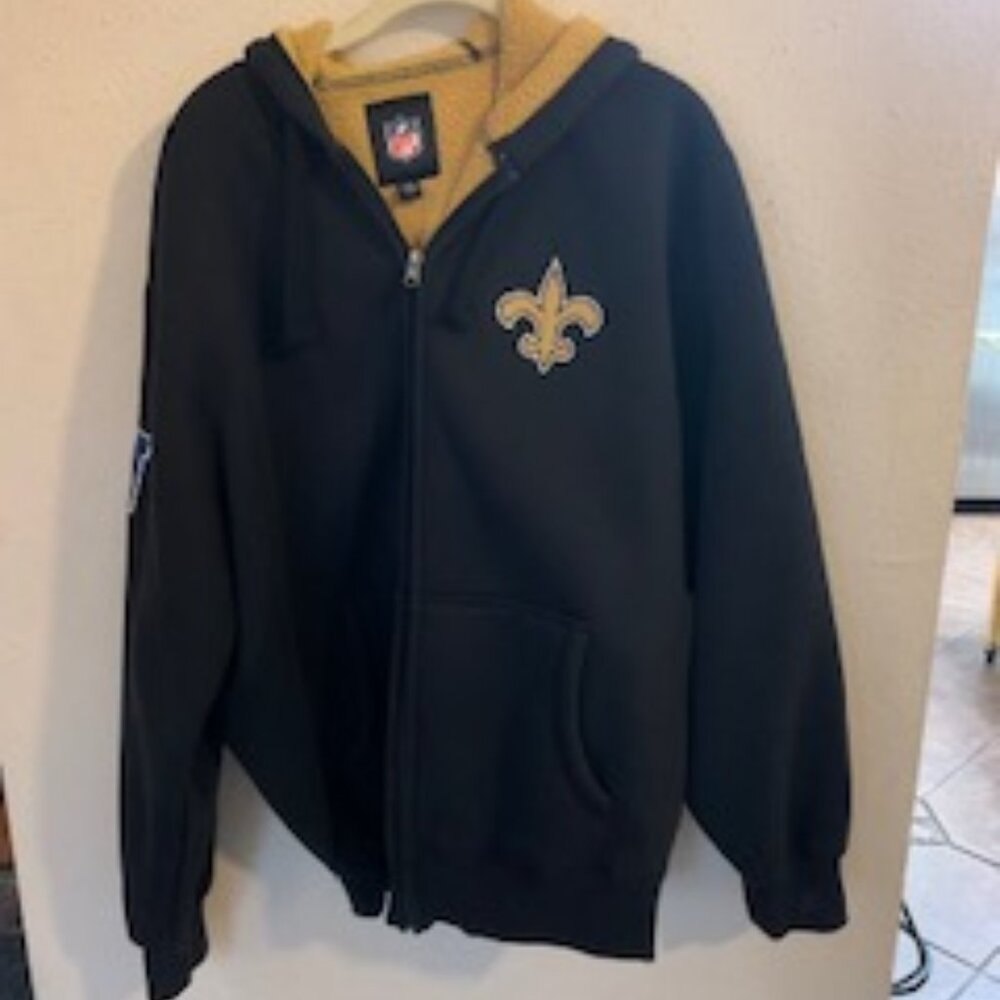 NFL Saints Hooded Jacket Men's L